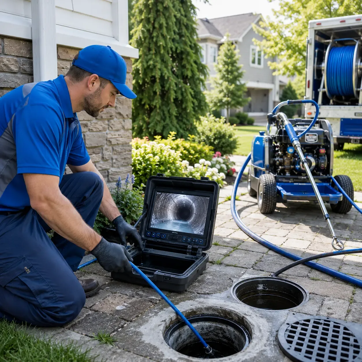 Outdoor drain cleaning professionals serving Waterbury Center, VT